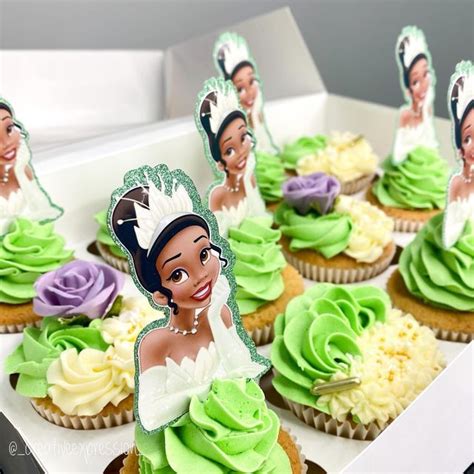 Princess Tiana Costume Disney Princess Birthday Cupcakes Birthday