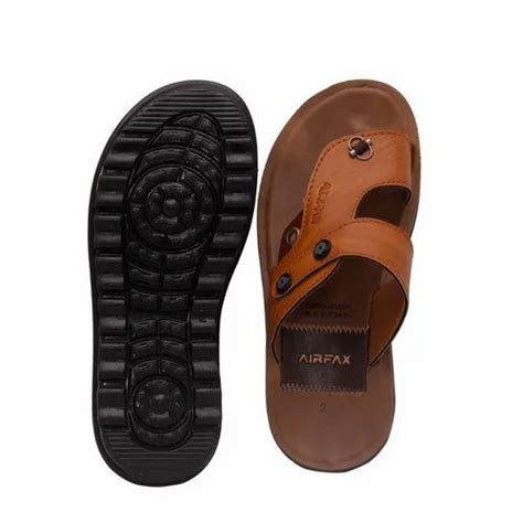 Airfax Daily Wear Mens Leather Slipper Size At Rs Pair In Delhi