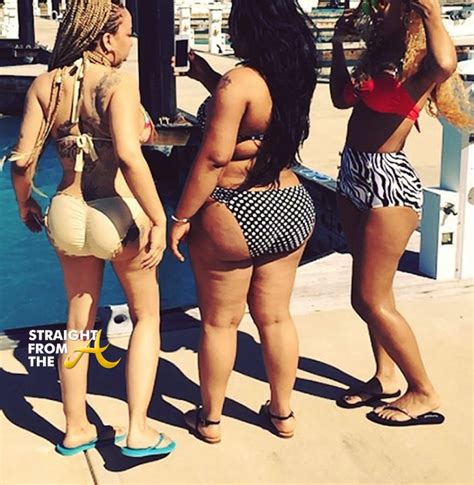 Tameka Tiny Cottle Shekinah Jo Shamra Star Bikini StraightFromTheA