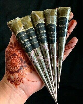 Fresh Organic Mehndi Henna Cones Ebay Henna Cones Mehndi