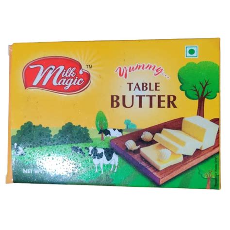 Flavor Salted Milk Magic Table Butter Packaging Size 100 G Quantity