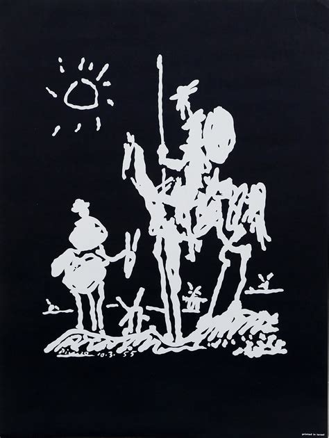 At Auction Pablo Picasso Pablo Picasso Don Quixote Poster