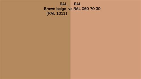 Ral Brown Beige Vs Ral 060 70 30 Side By Side Comparison