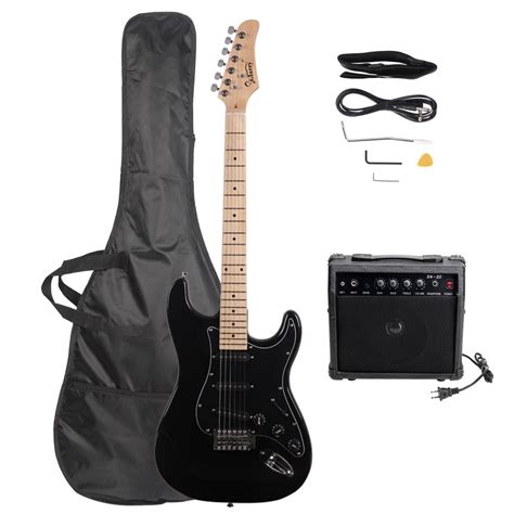 Glarry Full Size Electric Guitar For Beginner With 20 Watt Amp And