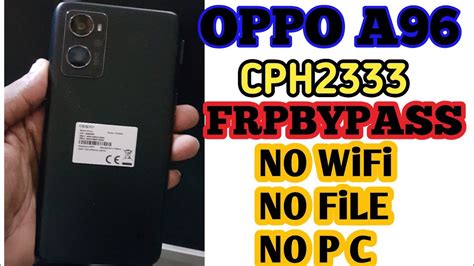 Oppo Cph A Frp Bypass Solution How To Unlock A Google Account