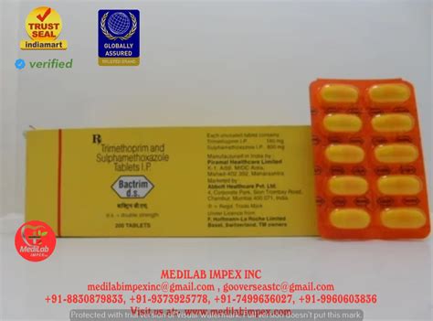 Trimethoprim And Sulfamethoxazole Tablet 200 Mg Packaging Type