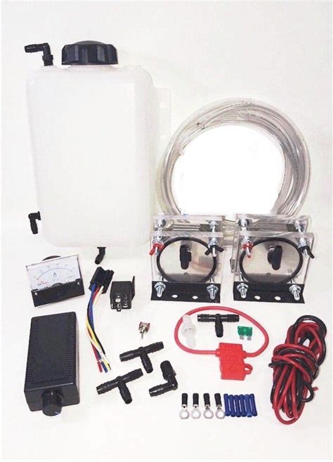 Hho Twin Dry Cells Pro 2 Hydrogen Generator Complete Kit Includes 40 Amp Pwm 4qt Tank