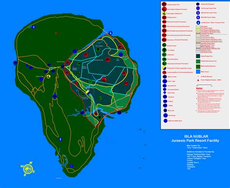 Jurassic Park Map Jurassic Park Trilogy Jurassic Park World Jurrasic Park Satellite Maps