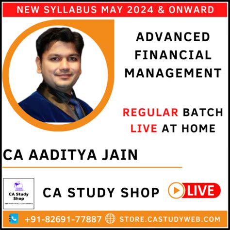 Ca Aaditya Jain New Syllabus Afm Live At Home