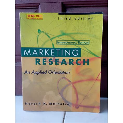 Jual Marketing Research An Applied Orientation Third Edition