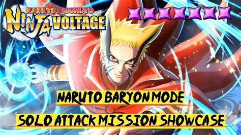 Nxb Nv • Naruto Uzumaki 7th Hokage Baryon Mode Solo Attack Mission