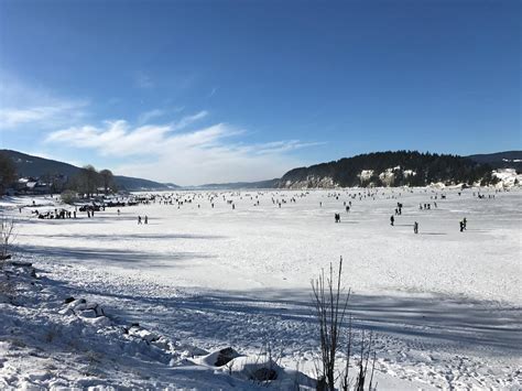 Lacs gelés à la Vallée de Joux Vallée de Joux Tourisme