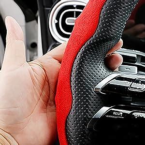 Automaze New Suede Texture Steering Wheel Grip Cover For Cars Safe And