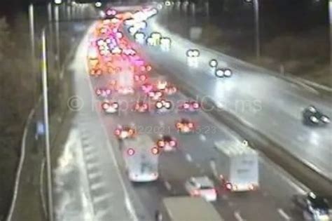 Lanes Reopened After Delays Of Around Minutes On M Northbound