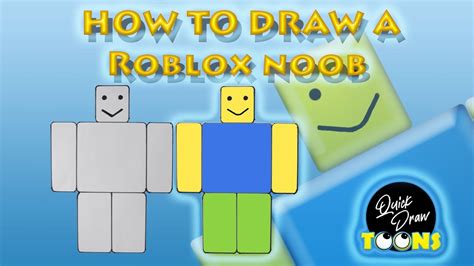 How To Draw A Roblox Noob Youtube