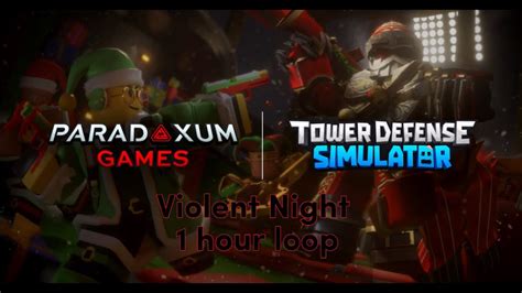 Tower Defense Simulator OST A Violent Night XMAS 2022 Lobby Theme 1