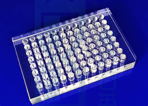 96 Well Enzyme Hemagglutinin Fused Quartz Plate UV Resistant