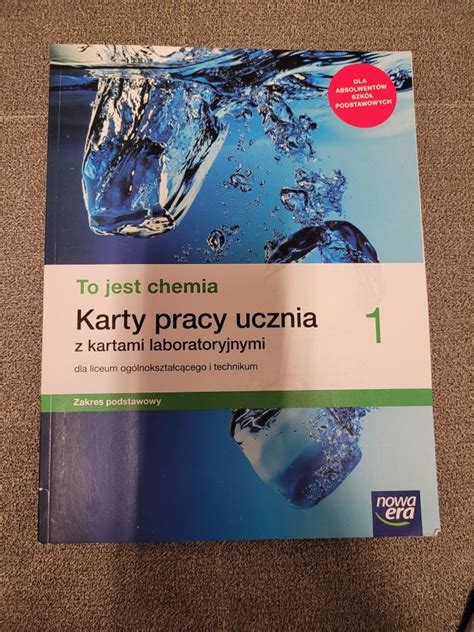 Karta Pracy Ucznia To Jest Chemia Klasa D G Rna Olx Pl