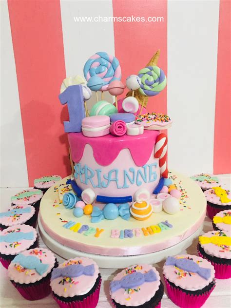 Charms Cakes Ariannes Candy Land Cake A Customize Candy Land Cake