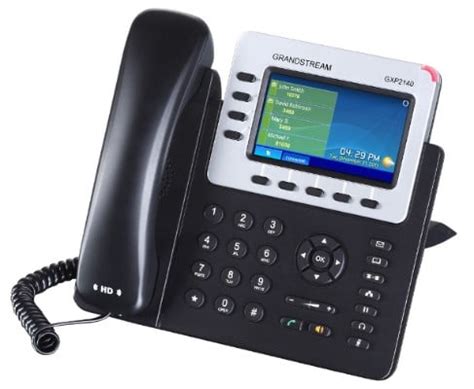 Grandstream GXP2140 HD PoE IP Phone W 480x272 Colour LCD