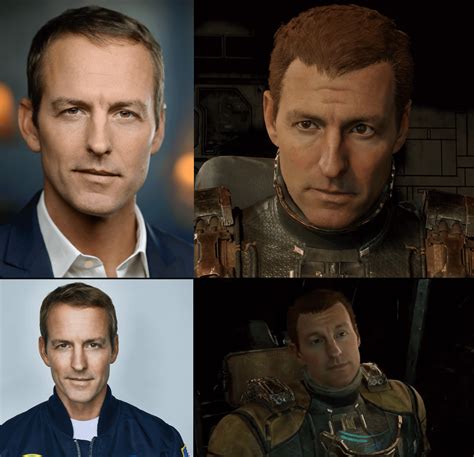 Dead Space Remake characters alongside their actors : r/DeadSpace