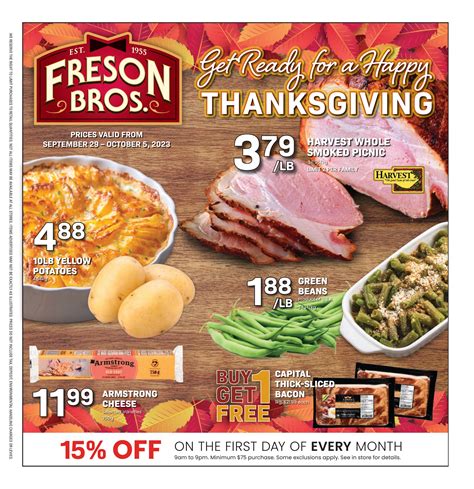 Freson Bros Flyer September 29 To October 5