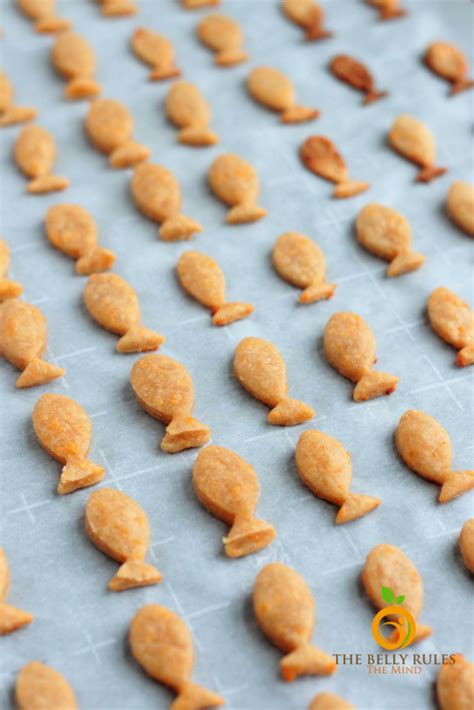 Homemade Goldfish Crackers Recipe Thebellyrulesthemind