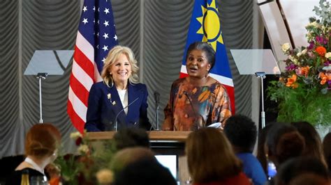 Jill Biden Highlights Democracy Youth Women On Nd Day Of Namibia Visit