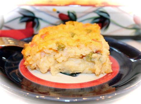 ~cheesy Ham Green Bean And Hash Brown Casserole~ Kitchen Encounters