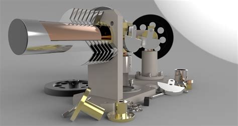 Miniature Horizontal Stirling Engine Free 3D Model Animated CGTrader