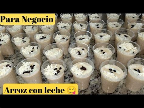 Arroz Con Leche Para Vender Postres Para Negocio YouTube