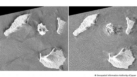 Krakatoa Before And After