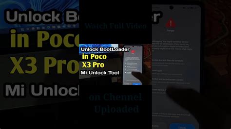 Poco X Pro Bootloader Unlock With Mi Unlock Tool Youtube