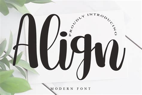 Align Font By Abbasalam · Creative Fabrica