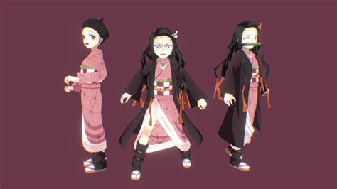 Nezuko Demon Slayer Buy Royalty Free 3d Model By Aisal Kalula Aisalkalula 599d997