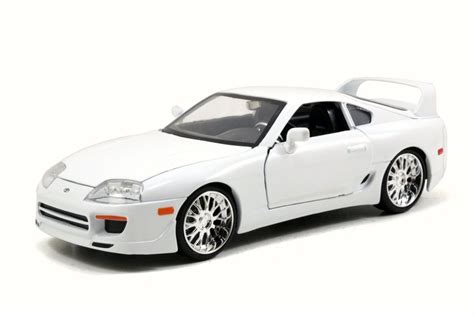 Brian S Toyota Supra White Fast Furious 7 Movie 1 32 By Jada 97346