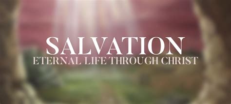 salvation eternal life  christ java jesus