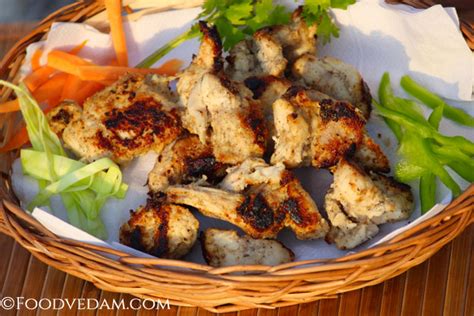 Chicken Malai Kabab Murgh Malai Kebab Recipe Foodvedam