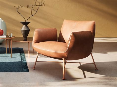 JALIS Leather Armchair With Armrests By COR Design Jehs Laub