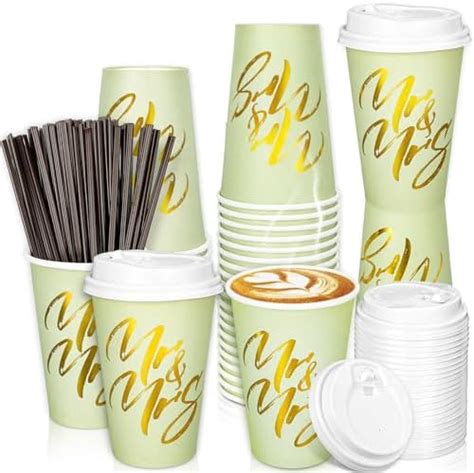 Amazon Jarthenaamcs Sets Oz Sage Green Disposable Coffee Cups