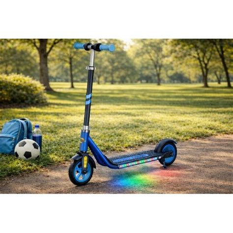 Patinete Elétrico Para Criança De 10 Anos - Patinete Eletrico Infantil Azul Seguro Divertido Mobilidade Criança ...