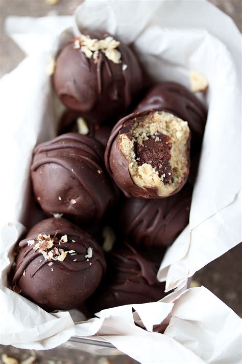 Nutella Stuffed Cookie Dough Balls Nadia S Healthy Kitchen