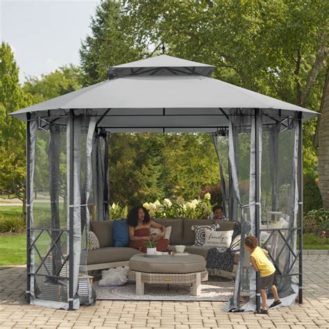 Erommy Pavillon De Jardin Pi X Pi Auvent Ext Rieur Robuste Avec