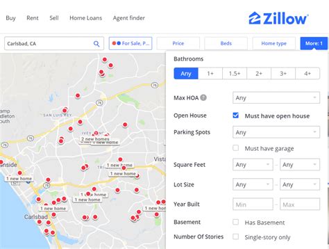 how to find open houses on zillow