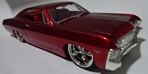 Yahooオークション Jada 124 1967 Chevy Impala Street Low Lowrid