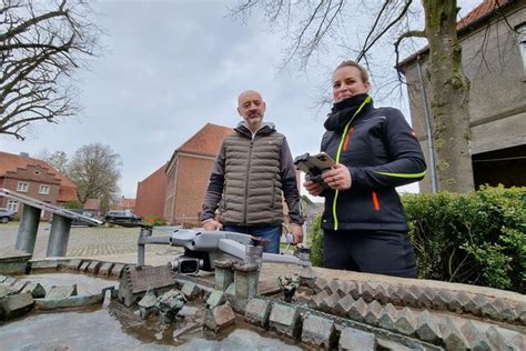 Drohnenflug über Landesburg Spannende Einblicke in verborgene Winkel