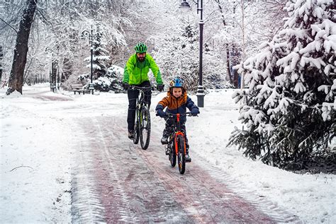 Fahrradfahren Im Winter Sicher Unterwegs Bei Schnee Und Eis