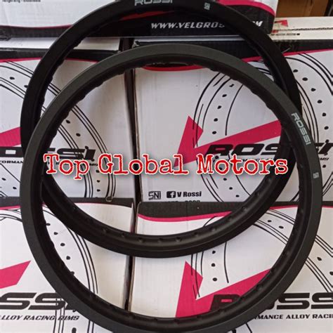 Jual WcM Velg Pelek ROSSI SNI Hitam Dop Uk 14 16 Ring 17 Semua Motor