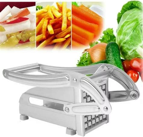 Stainless Steel French Fry Cutter Potato Vegetable Slicer Chopper Dicer