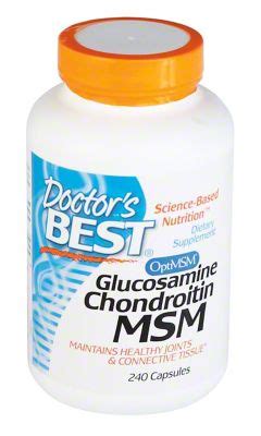 Doctor S Best Glucosamine Chondroitin MSM Capsules 240 Ct Central